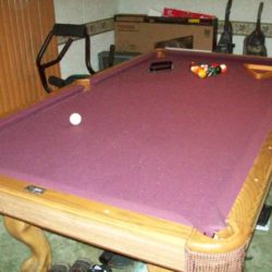 Brunswick Clawfoot 8' Foot Regulation Pool Table (SOLD)