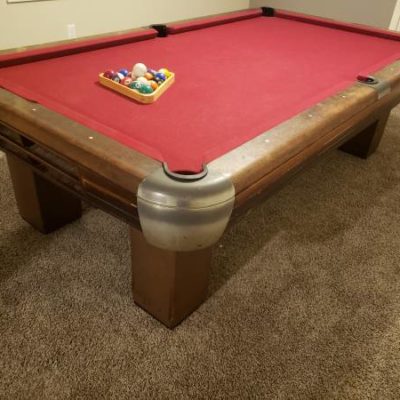 Antique Brunswick Pool Table (SOLD)